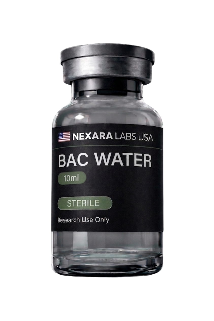 Bacteriostatic Water 10mL sterile multi-use research supply vial — Nexara Labs USA