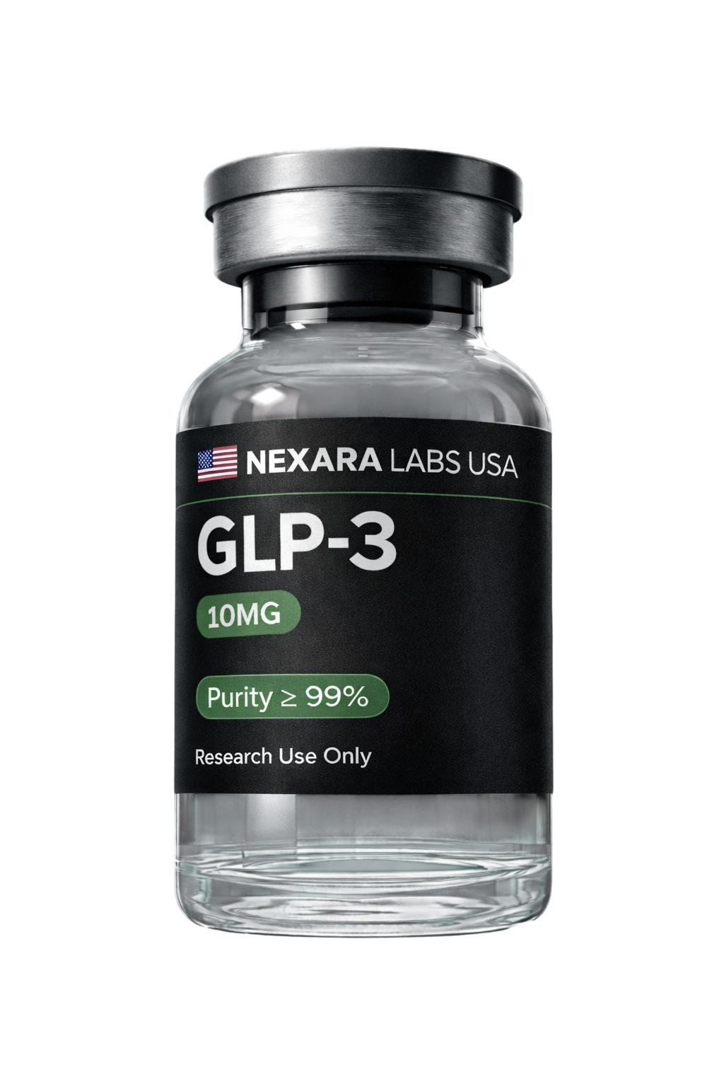 GLP-3 research peptide vial — Nexara Labs USA