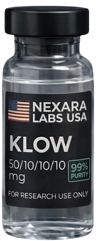 KLOW research peptide vial — Nexara Labs USA